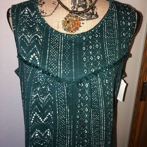Sonoma Emerald Tank-NWT